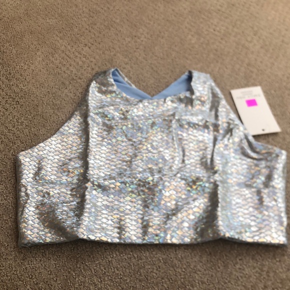 Emily Hsu Designs Mermaid Crop in Crystal - Picture 2 of 4